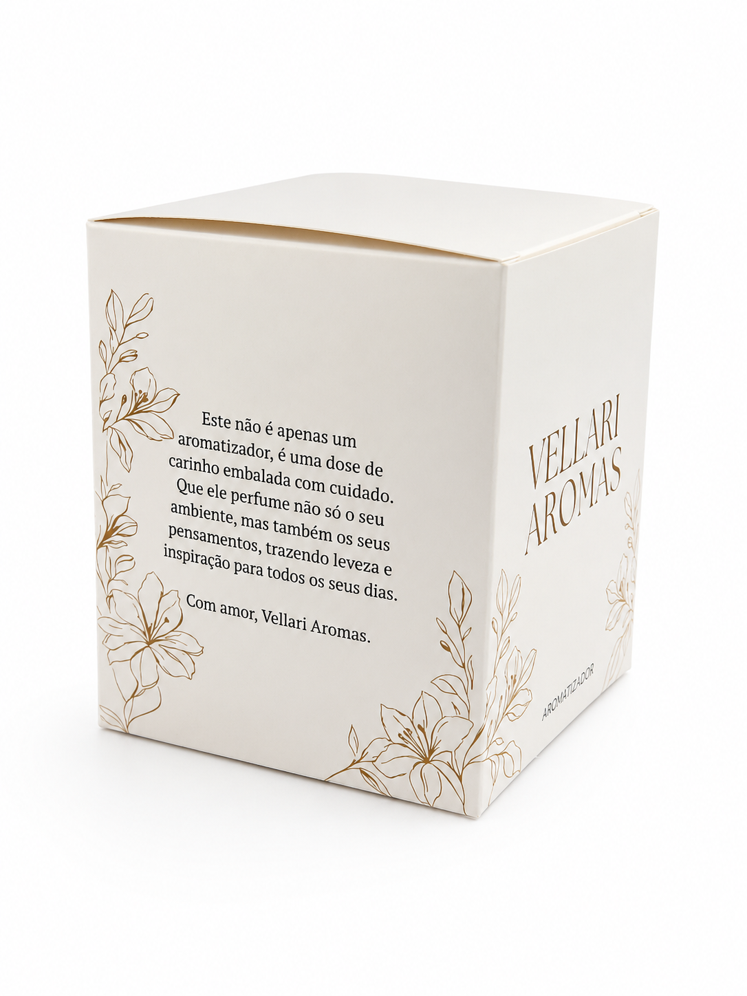 Embalagem para Vela (8 x 8 x 9,5 cm) Personalizada