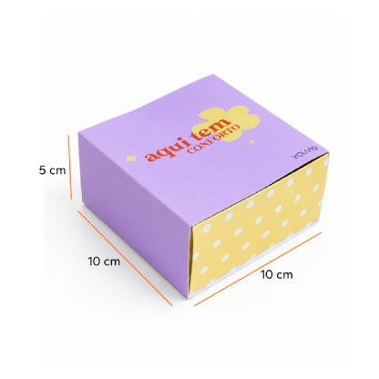 Embalagem Gaveta Multiuso (10 x 10 x 5 cm) Personalizada