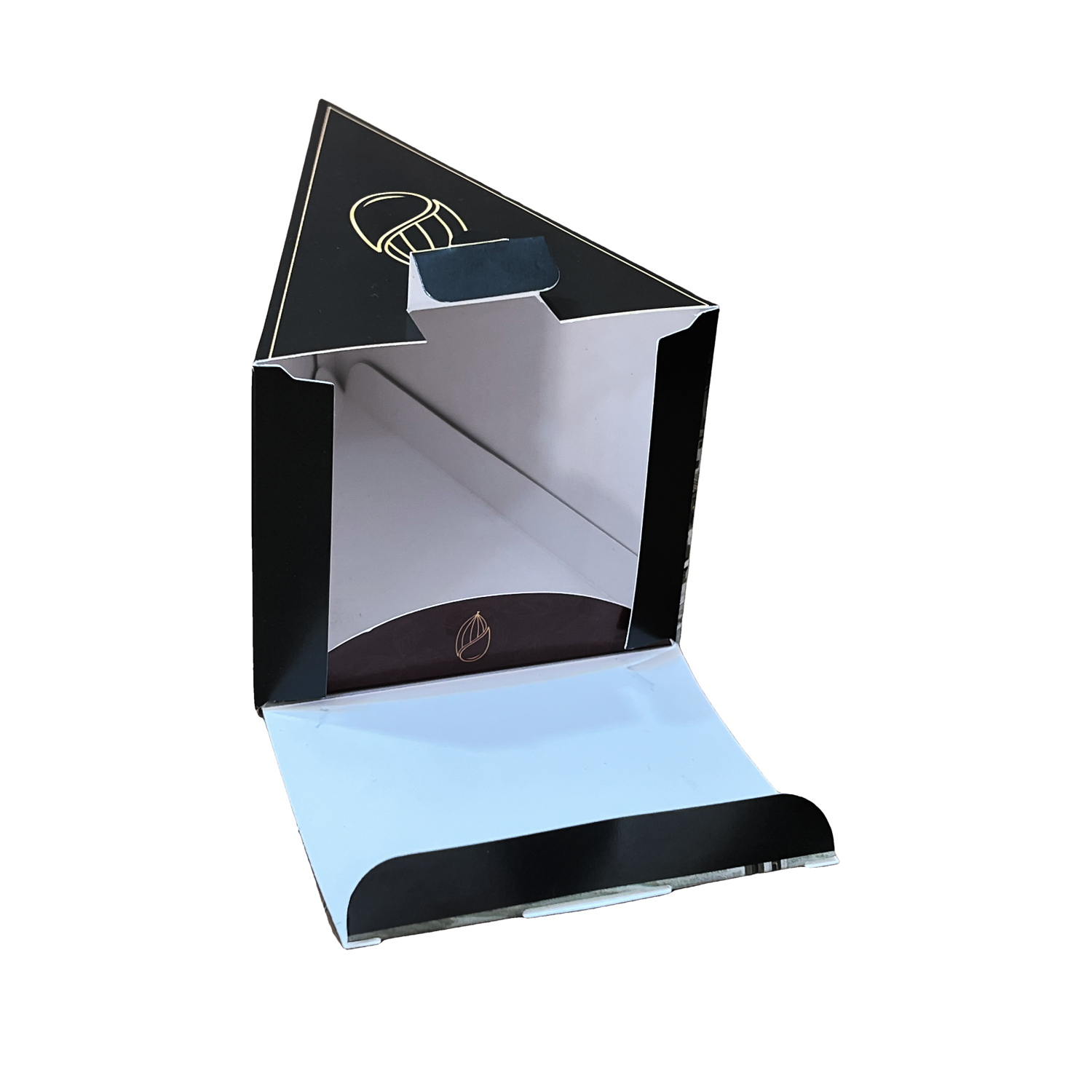 Embalagem Bolo Fatia c/ Berço (15 x 9 x 8 cm) Personalizada