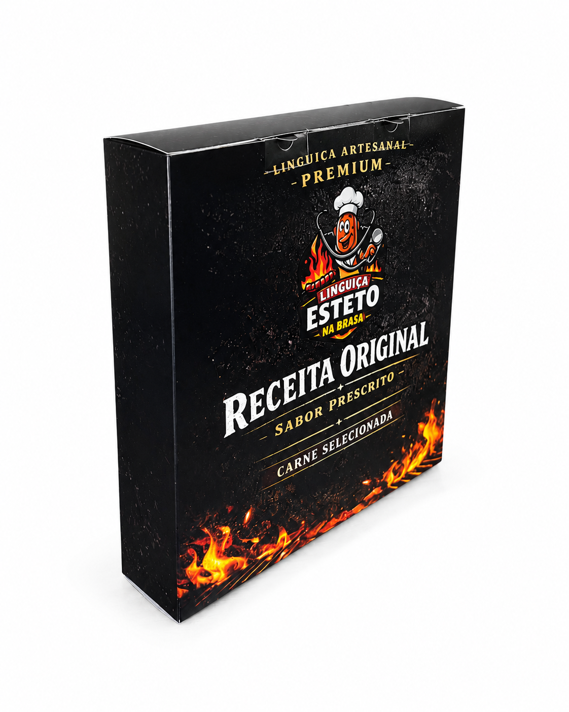 Embalagem para Refrigeração de Linguiça (19 x 4 x 19 cm) Personalizada
