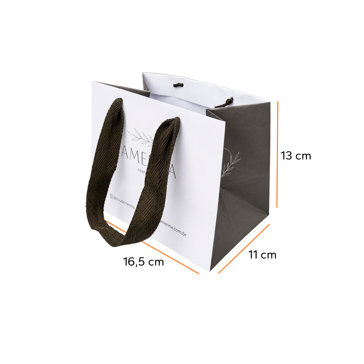 Sacola Offset 180g (16,5 x 11 x 13 cm) Personalizada