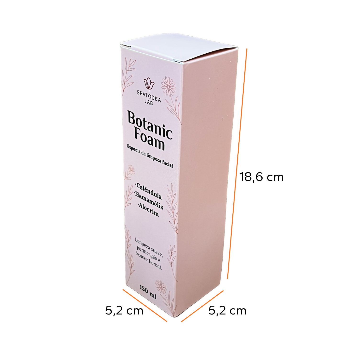 Embalagem para Cosméticos (5,2 x 5,2 x 18,6 cm) Personalizada