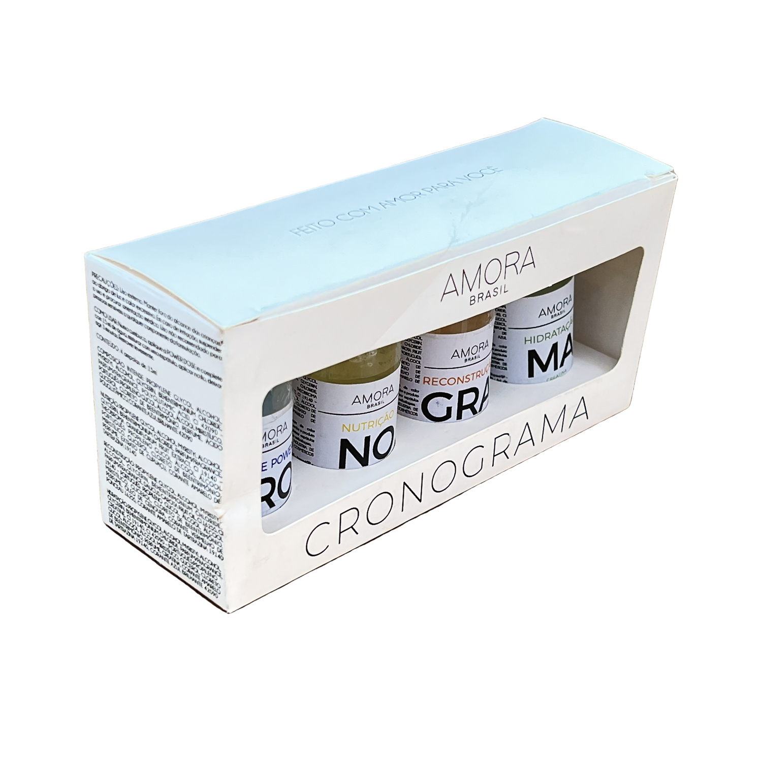 Embalagem para Kit de Ampola (13,5 x 4,4 x 6,5 cm) Personalizada