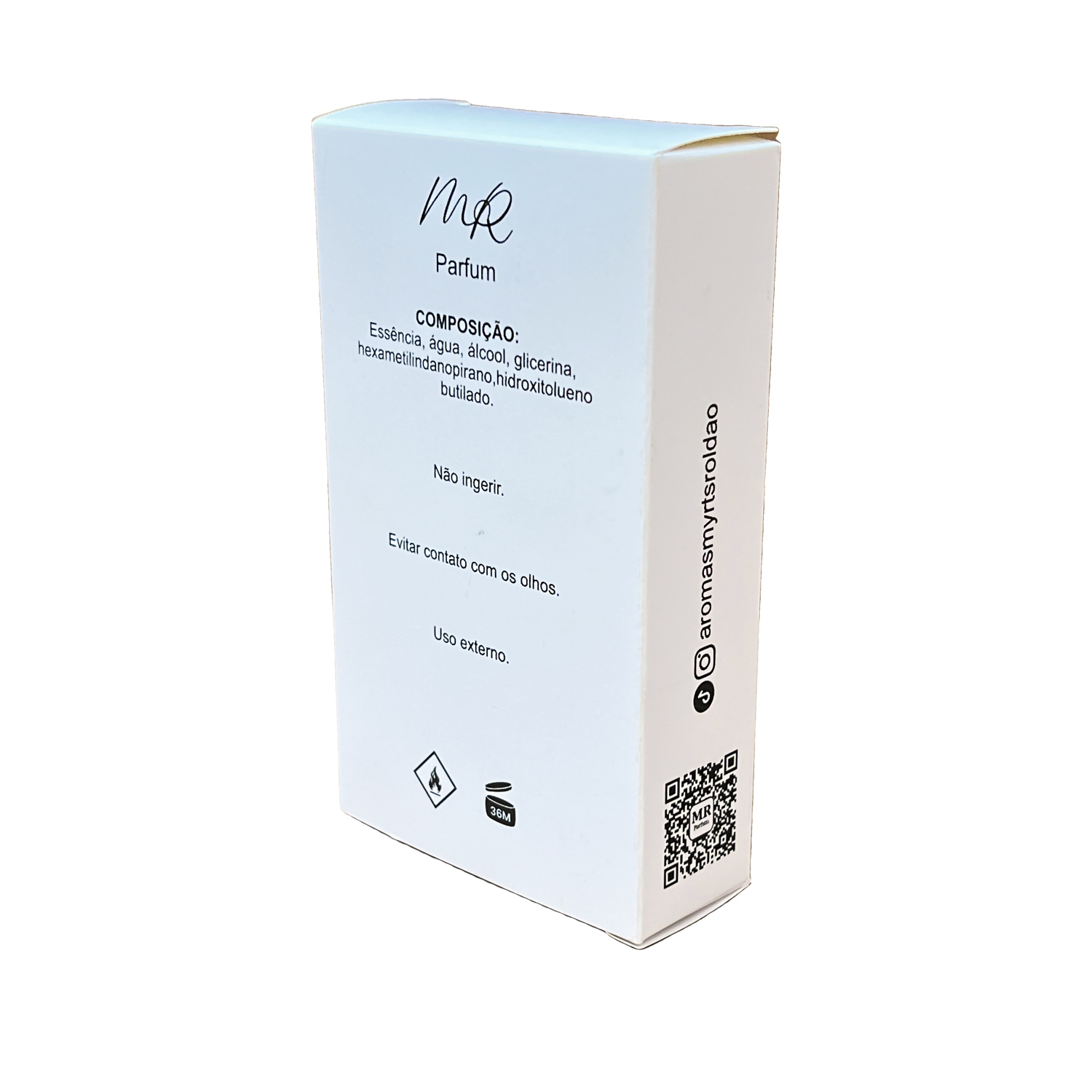 Embalagem para Perfume (6,5 x 2,6 x 11 cm) Personalizada