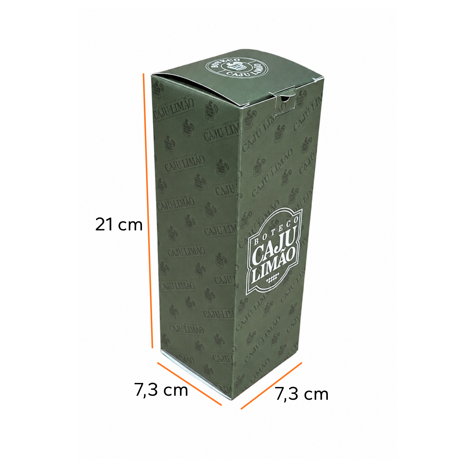 Embalagem Multiuso (7,3 x 7,3 x 21 cm) Personalizada