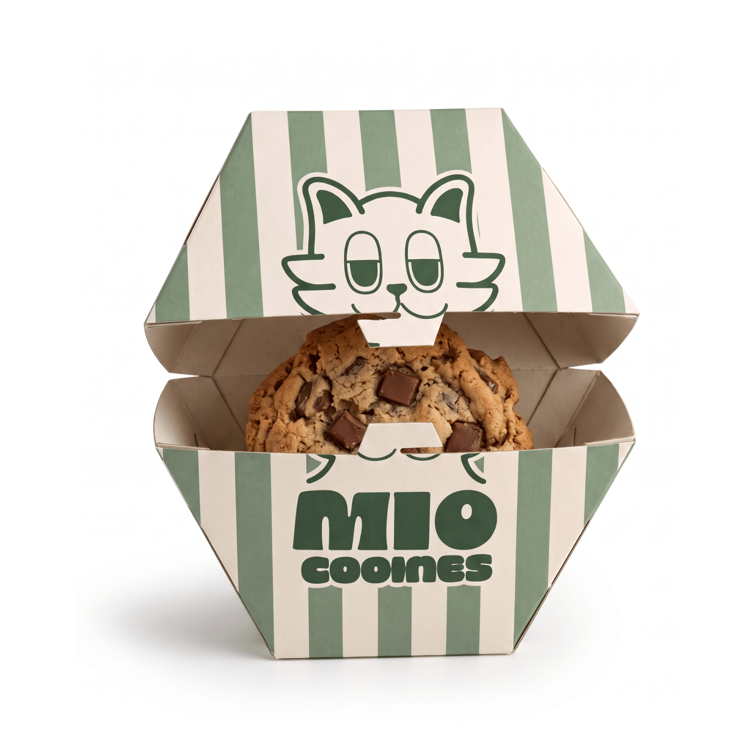 Embalagem Hexagonal para Cookie (11,5 x 10 x 4 cm) Personalizada