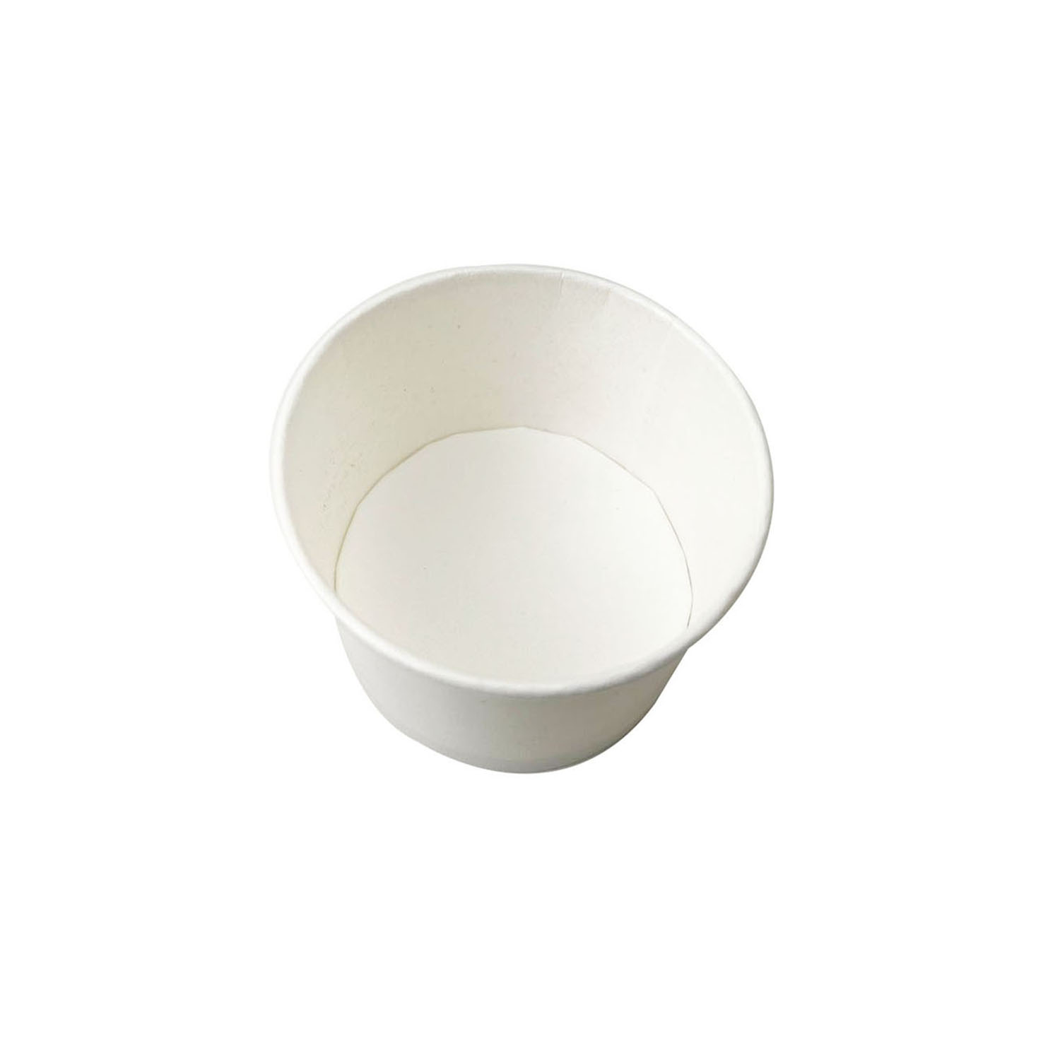 Pote Branco de Papel Biodegradável 360ml s/ tampa - 600 unidades