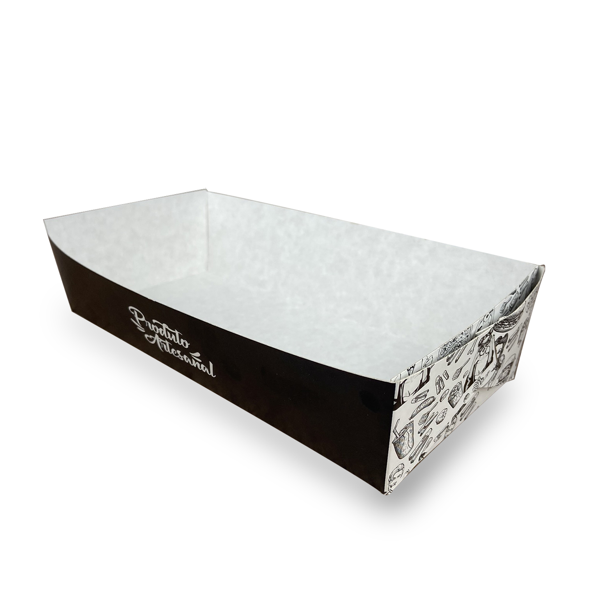 Bandeja Multiuso Grande Linha Artesanal 20x9x5 cm - 100 un