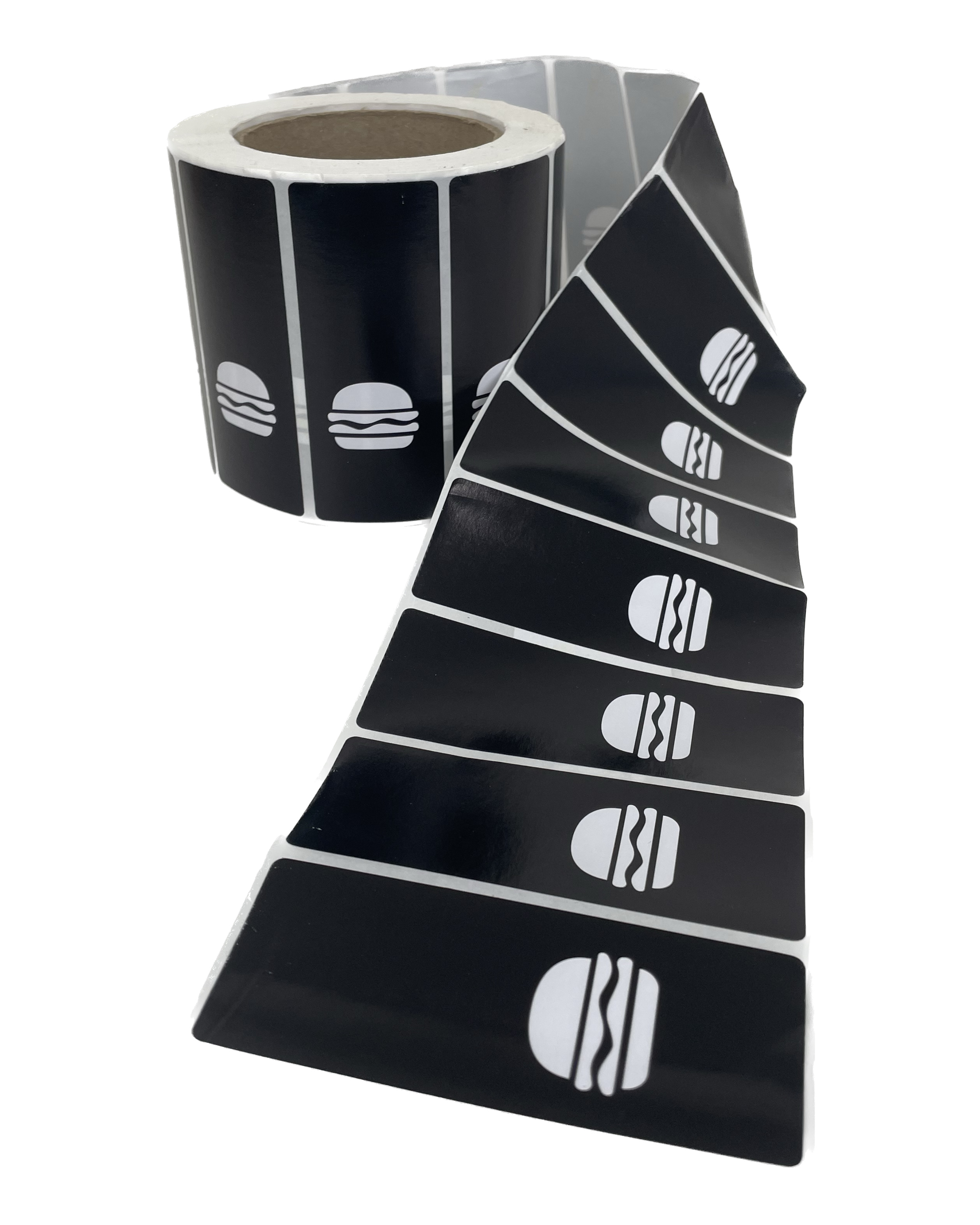 Lacre adesivo (10 x 4 cm) Hamburgueria - 1 Mil Unidades