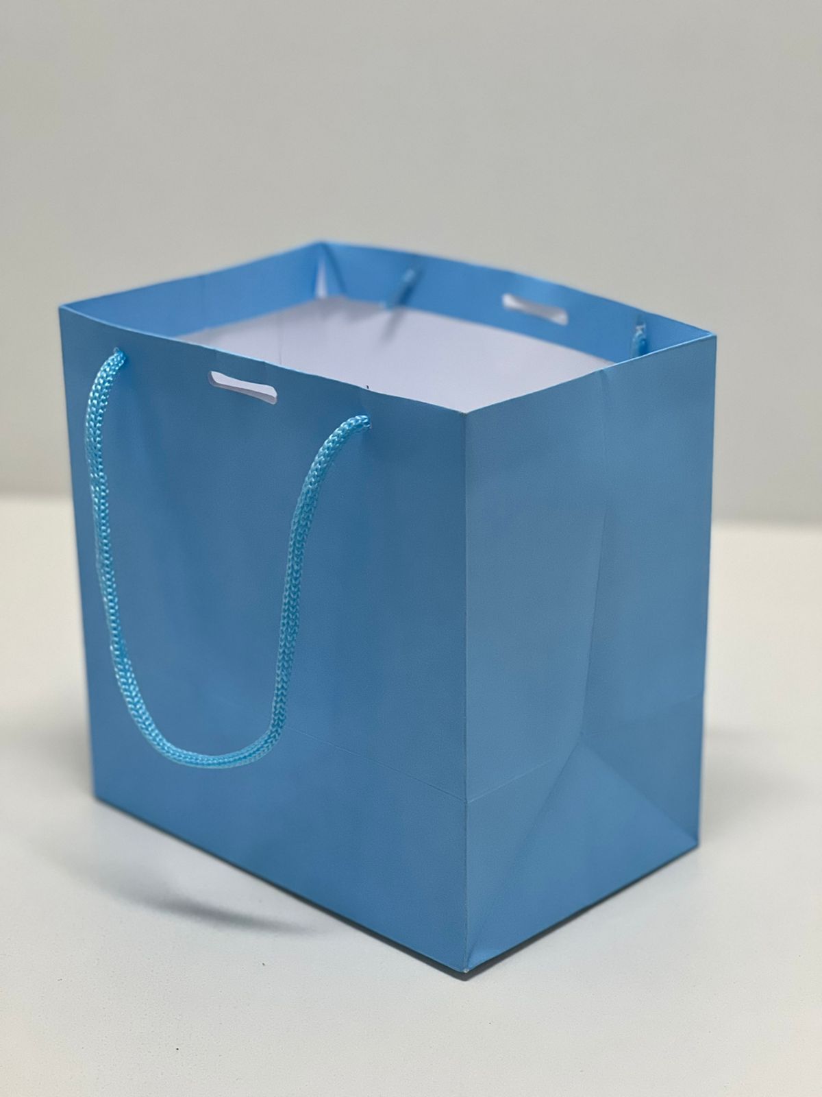 Sacola Offset P (17 x 11 x 17 cm) Azul - 50 Unidades