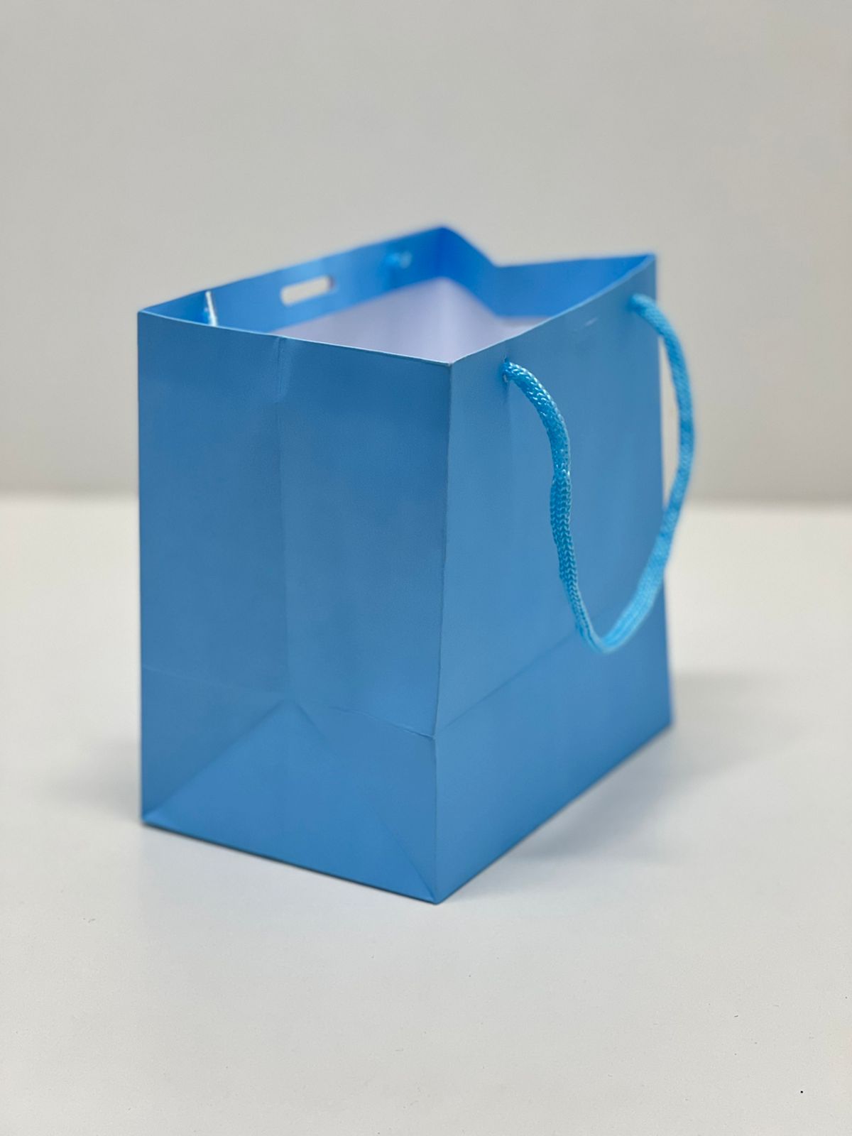 Sacola Offset P (17 x 11 x 17 cm) Azul - 50 Unidades