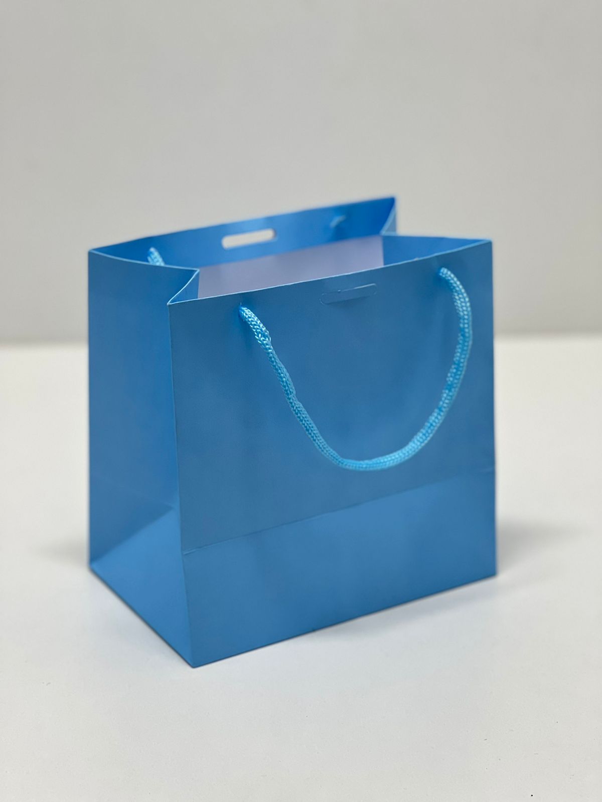 Sacola Offset P (17 x 11 x 17 cm) Azul - 50 Unidades