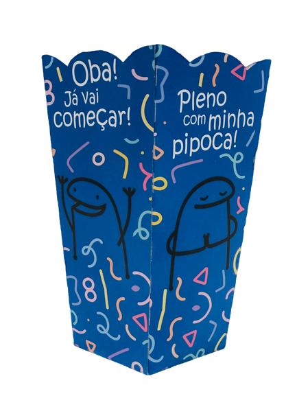 Caixinha de Pipoca Grande (7,5 x 7,5 x 20 cm) - 100 Unidades