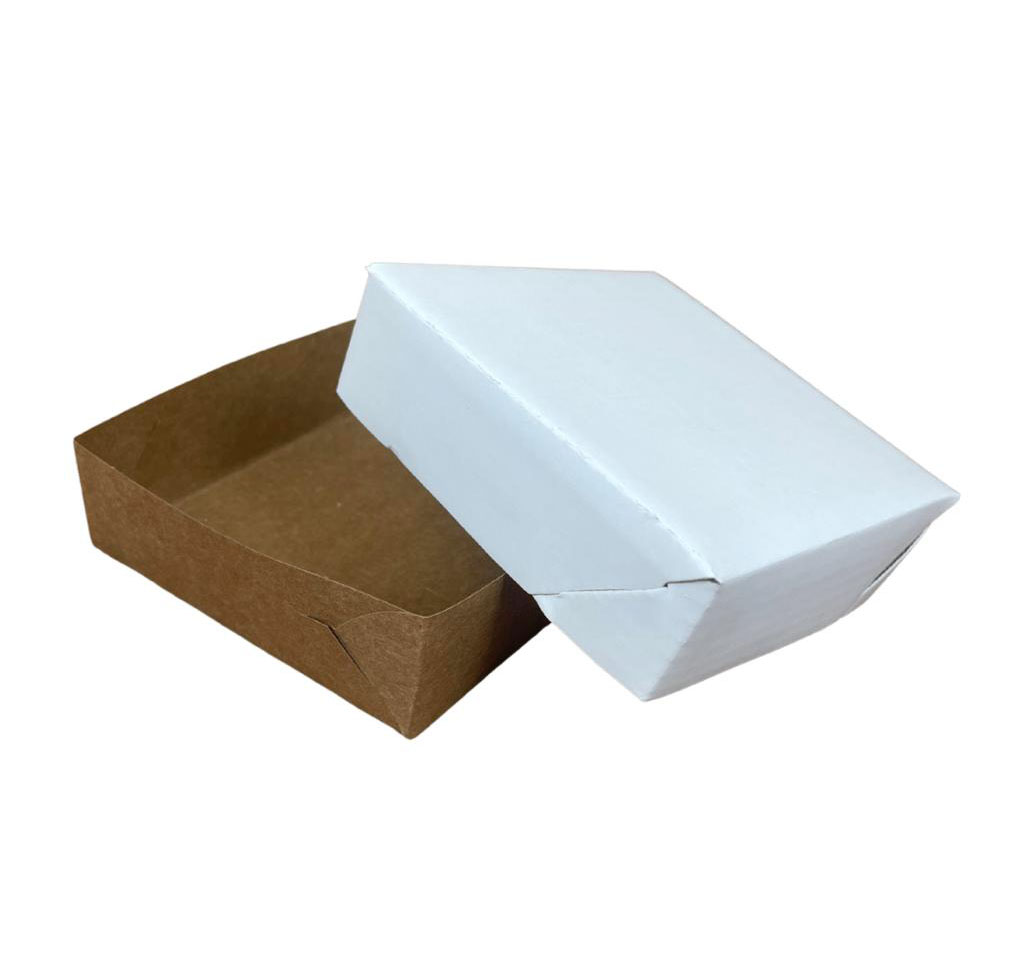 Embalagem Multiuso p/ Doces, Delivery (10 x 10 x 3 cm) - 100 Unidades