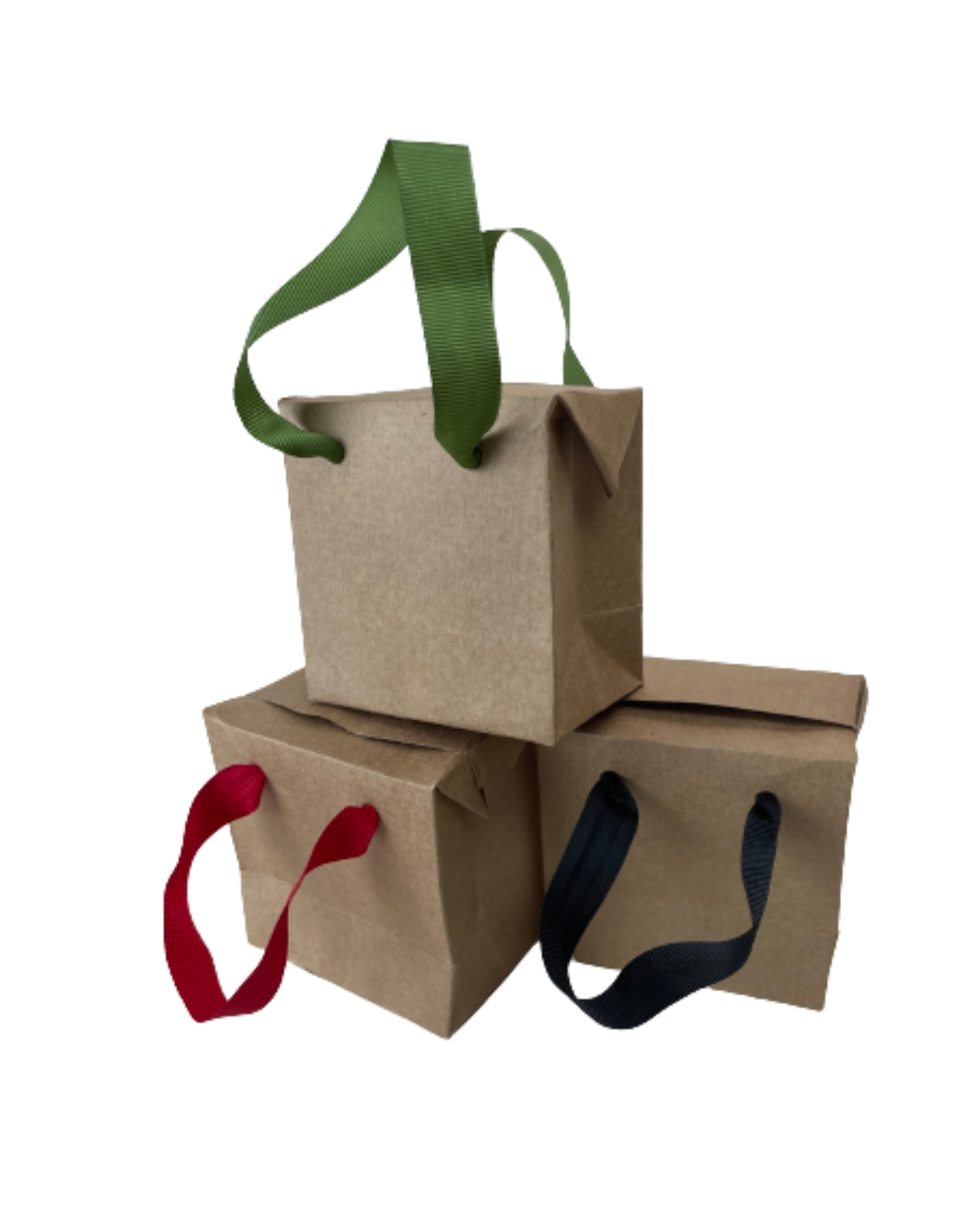 Caixa Sacola Kraft Mini (8 x 5 x 8 cm) - 50 Unidades