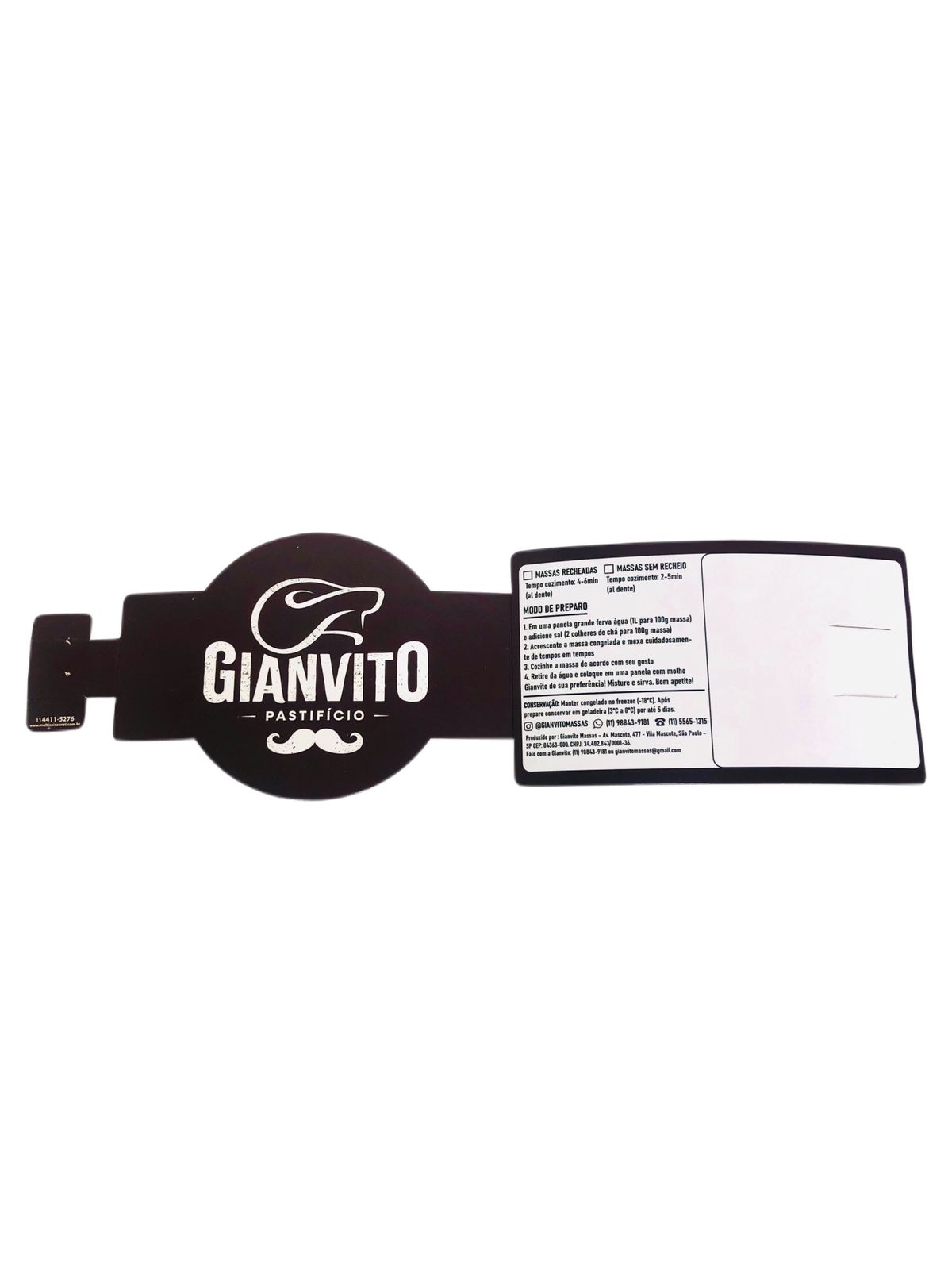 Cinta Para Congelados c/ Plastificação (30 x 9 cm) Personalizada