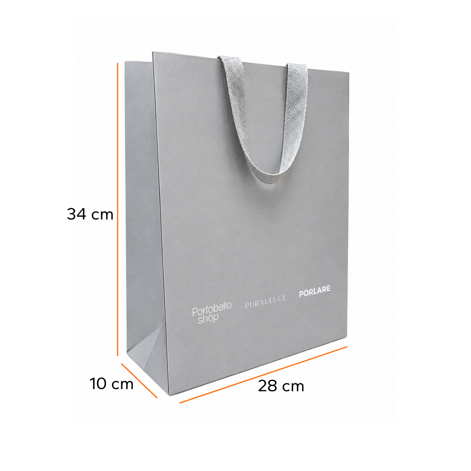 Sacola Offset 180g (28 x 10 x 34 cm) Personalizada