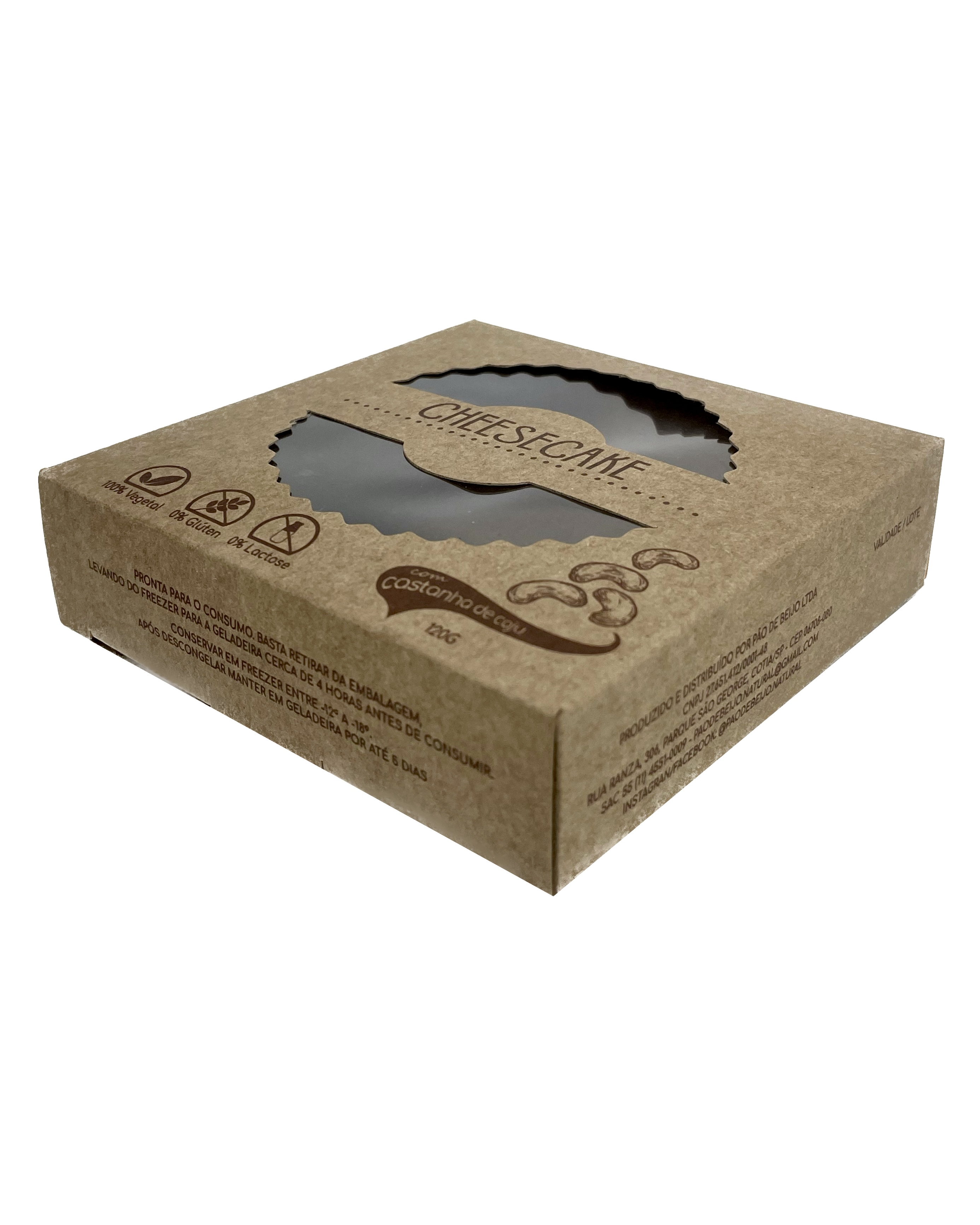 Embalagem para Torta (17 x 17 x 4 cm) Personalizada