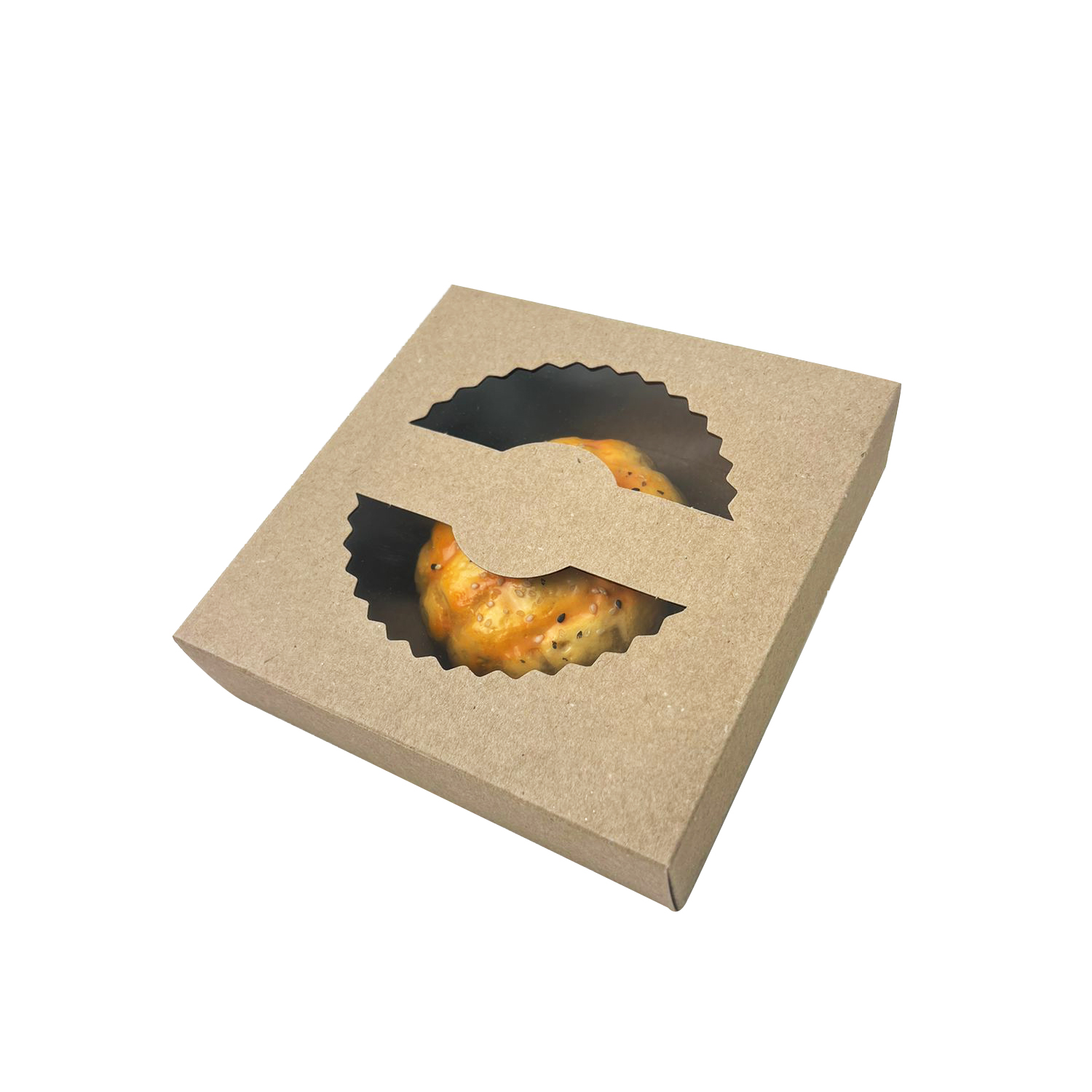 Embalagem Para Torta c/ Visor (17 x 17 x 4 cm) - 50 Unidades