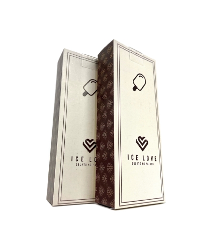 Embalagem para Sorvete (6 x 3 x 15 cm) Personalizada