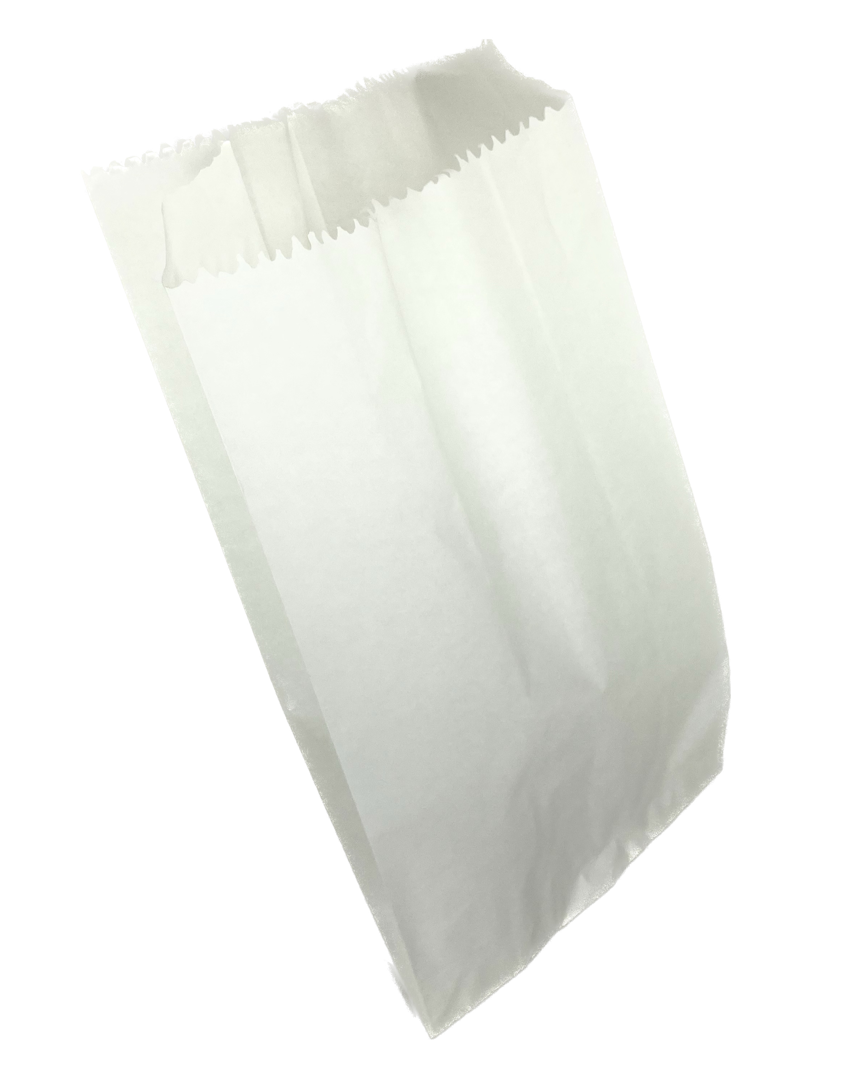 Saquinho Papel Viagem (13,5 x 6,5 x 25,5 cm) Antigordura Branco - 500 Unidades