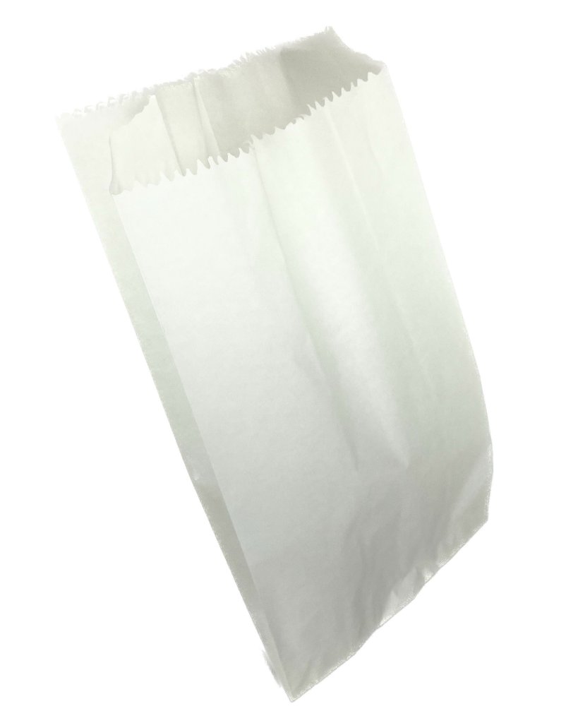 Saquinho Papel Viagem (13,5 x 6,5 x 25,5 cm) Antigordura Branco - 500 Unidades