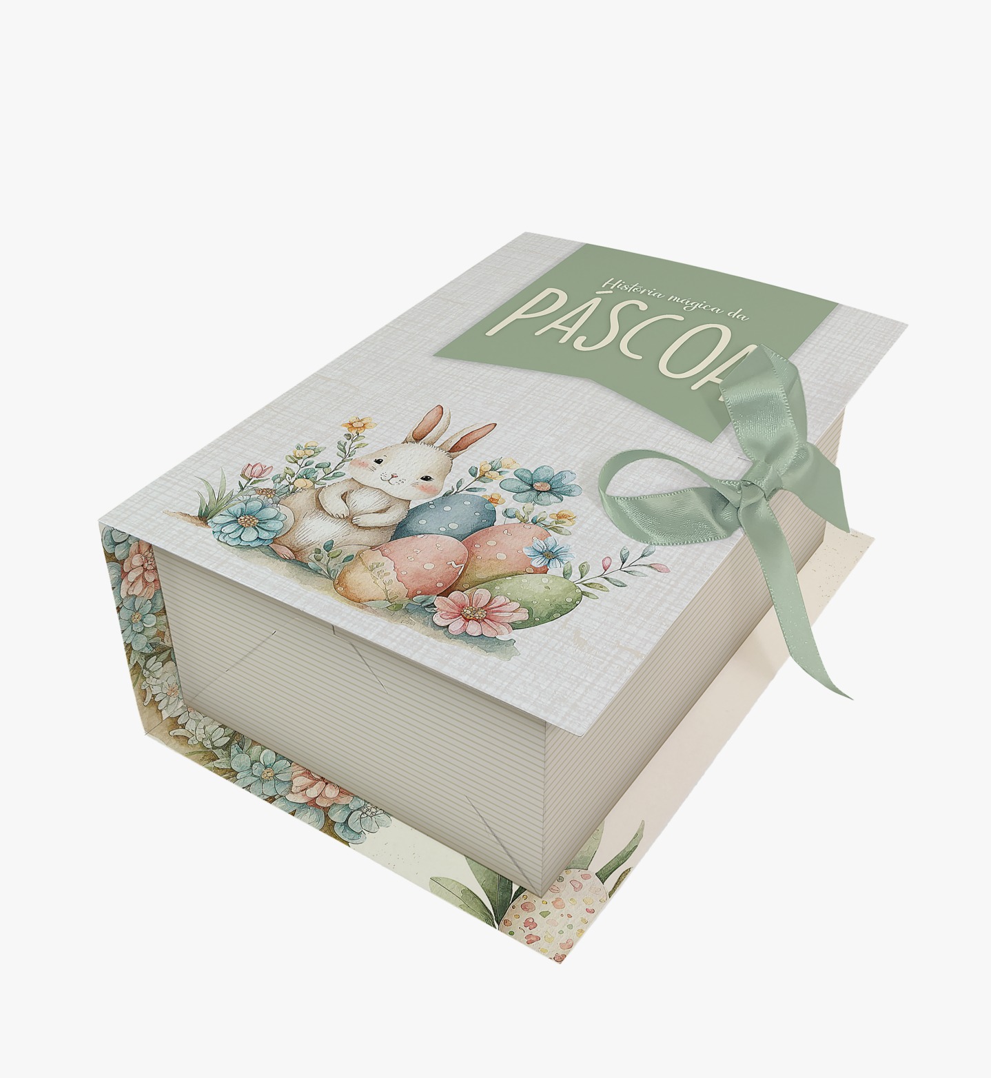 Caixa Livro Pascoa Charmosa 150/250/350g - 1 Unidades
