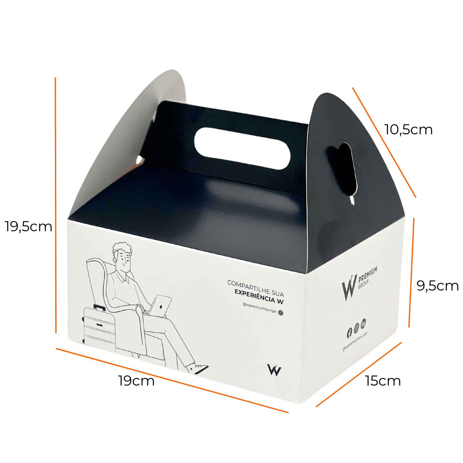 Embalagem Maleta Kit (19 x 15 x 9 cm) Personalizada