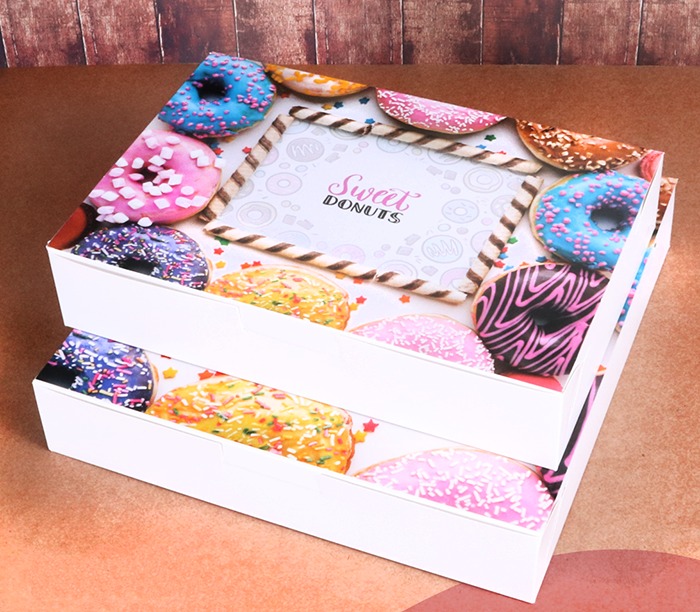 Embalagem para Donuts G (25 x 25 x 5 cm) Personalizada
