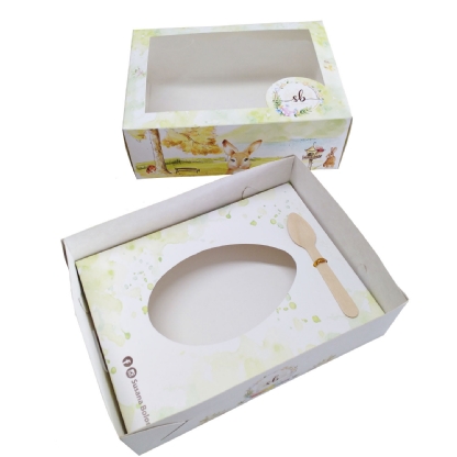 Embalagem Gaveta para Ovo de Páscoa 500gr (22,4 x 16,9 x 7,4cm) Personalizada