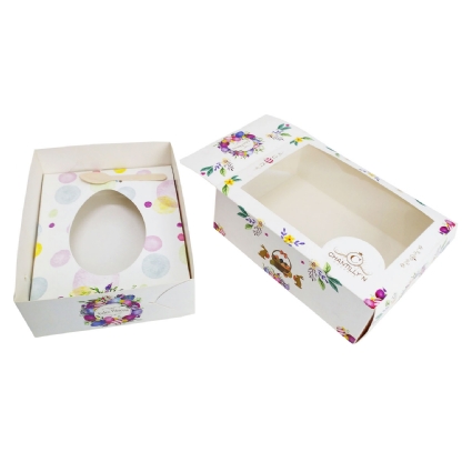 Embalagem Gaveta para Ovo de Páscoa 500gr (22,4 x 16,9 x 7,4cm) Personalizada
