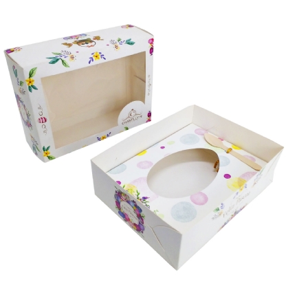 Embalagem Gaveta para Ovo de Páscoa 500gr (22,4 x 16,9 x 7,4cm) Personalizada