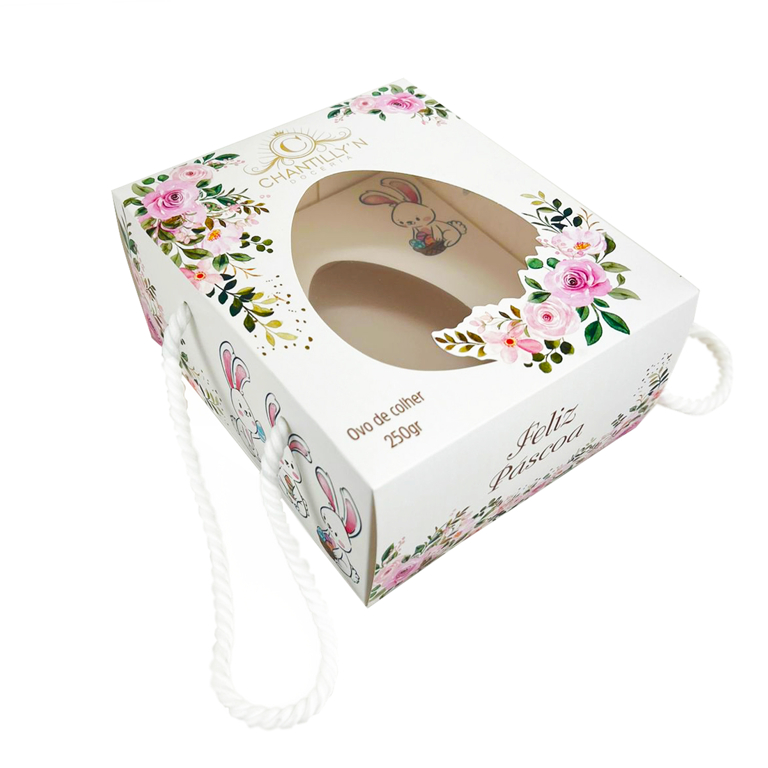 Embalagem Premium para Ovo de Páscoa 250gr (18 x 15,5 x 9,5) Personalizada
