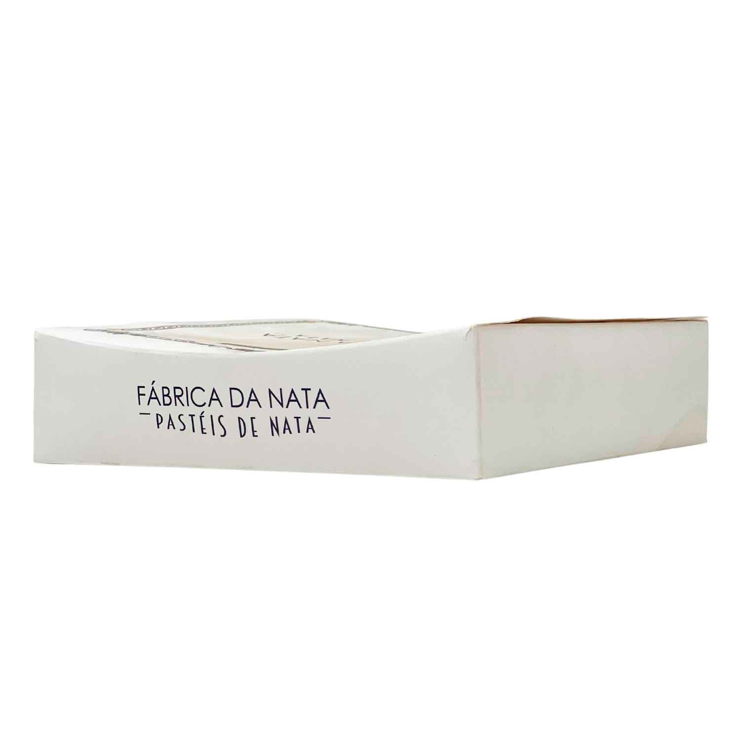 Embalagem p/ Pastel de Nata c/ Laminação Interna G (19,5 x 18,5 x 5 cm) - 200 Unidades (Venda Somente p/ Lojas Rede)