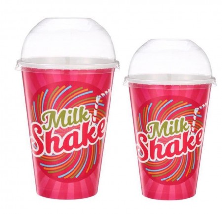 Copo Papel Descartável para Milk Shake s/ tampa - 100 unidades