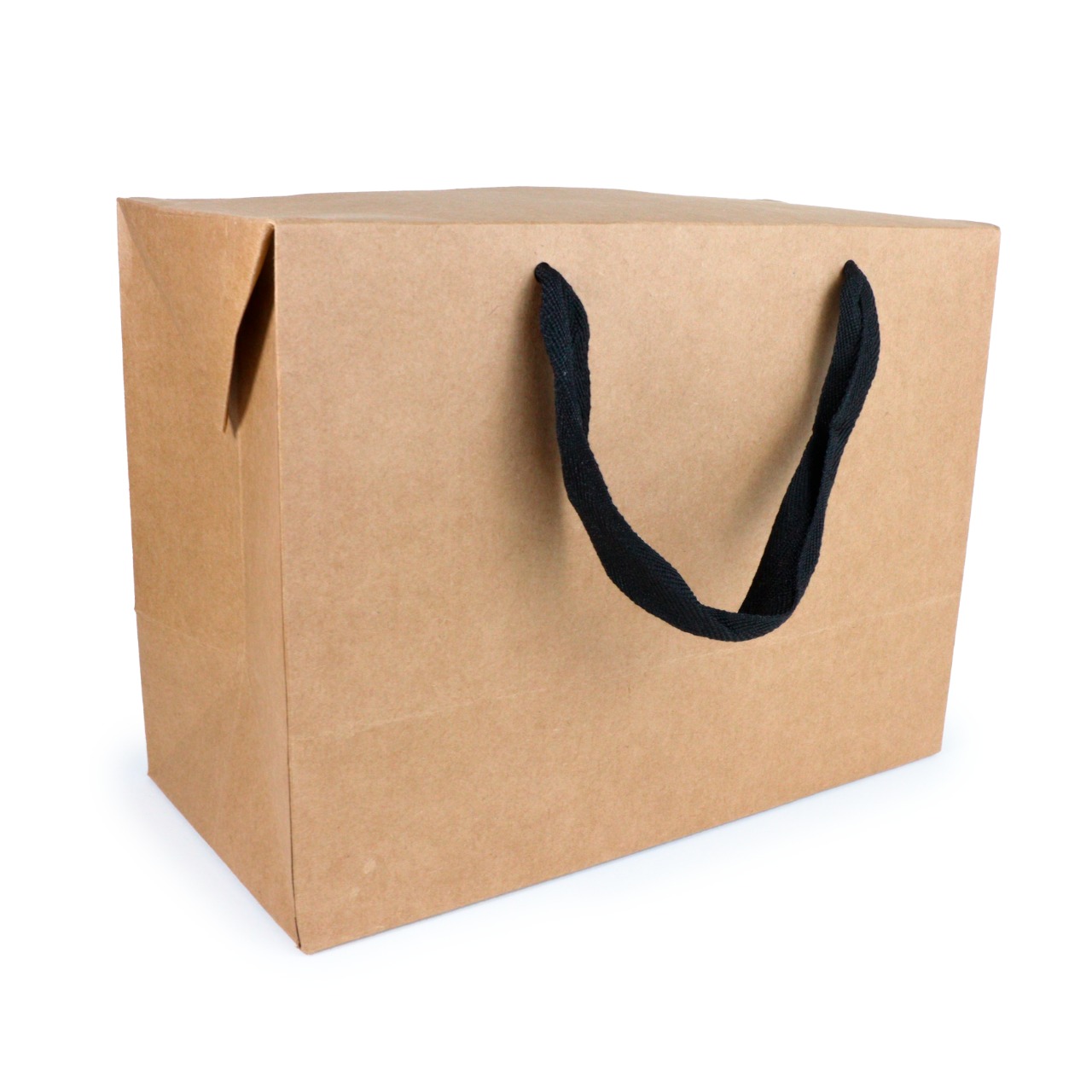Caixa Sacola Kraft M (25 x 12 x 18,5 cm) - 50 unidades
