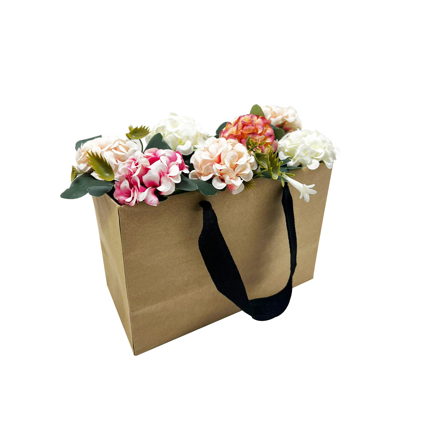 Caixa Sacola Kraft P (23 x 11 x 16 cm) - 50 Unidades