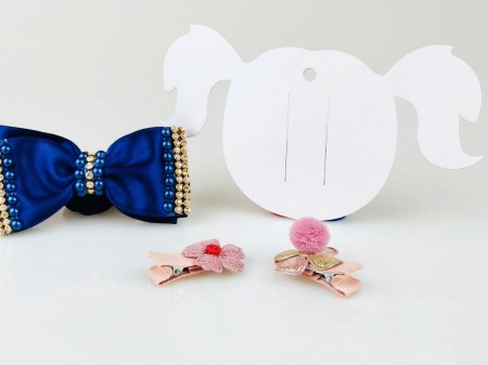 Tag Cabeça De Boneca Para Laços (14,5 cm x 8 cm) - 100 unidades