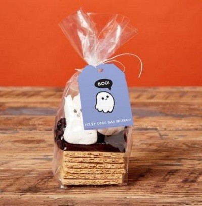 Tag Dia Das Bruxas, Halloween (5,6 x 7,6 cm) - 100 unidades