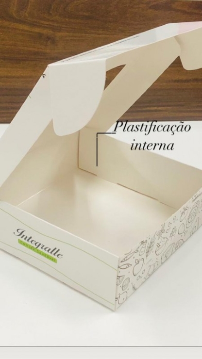 Embalagem Para Refrigeração (15 x 15 x 5 cm) Personalizada