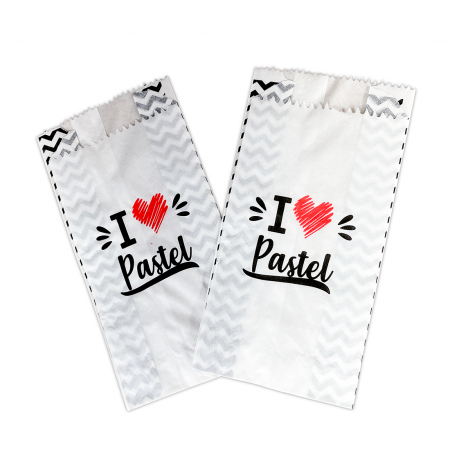 Saquinho Pastel Papel Antigordura (10 x 5,5 x 21 cm) - 500 unidades
