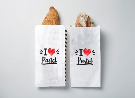 Saquinho Pastel Papel Antigordura (10 x 5,5 x 21 cm) - 500 unidades