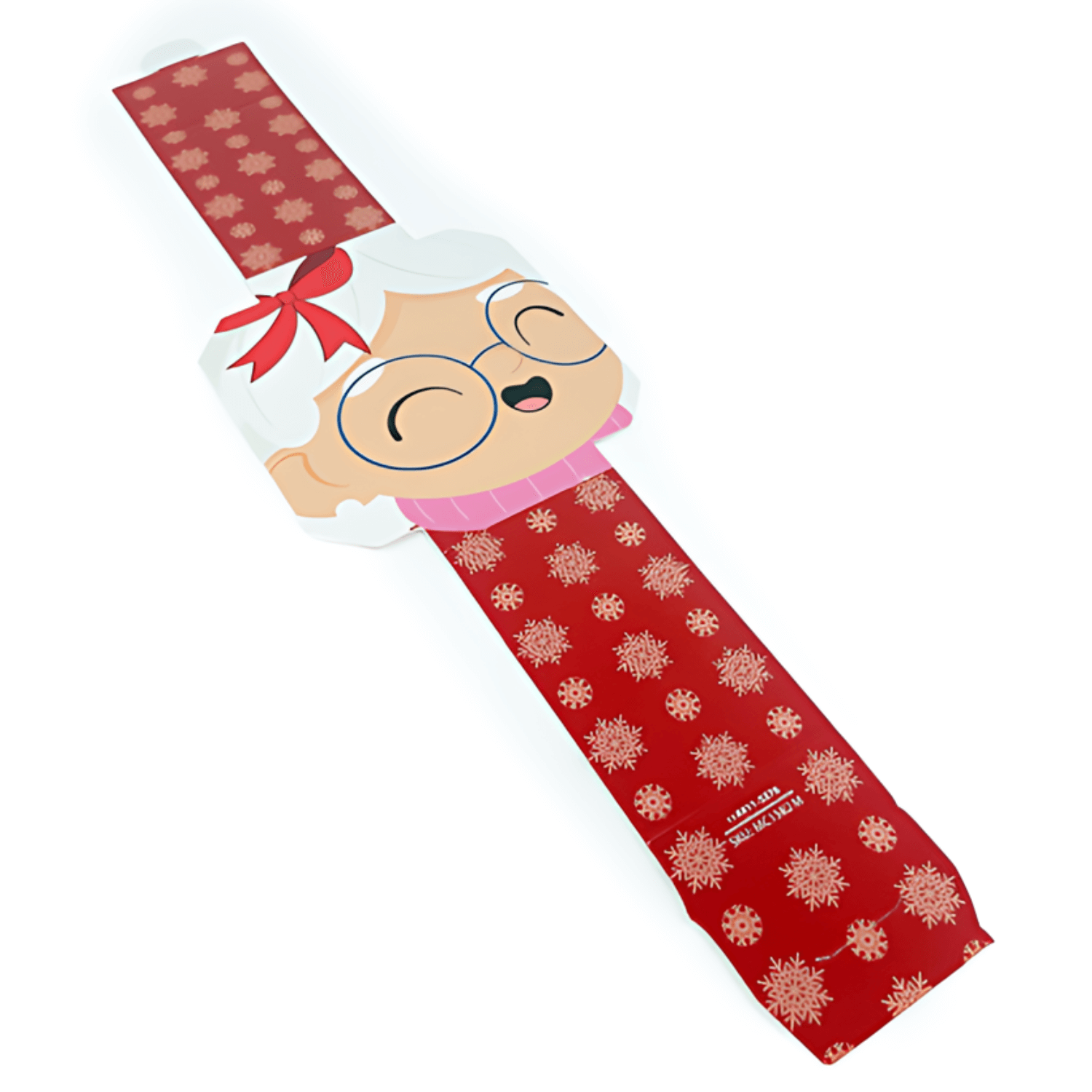 Cinta multiuso Natal pão de mel/bolo no pote (32 x 5,5cm) Mamãe Noel - 100 unidades