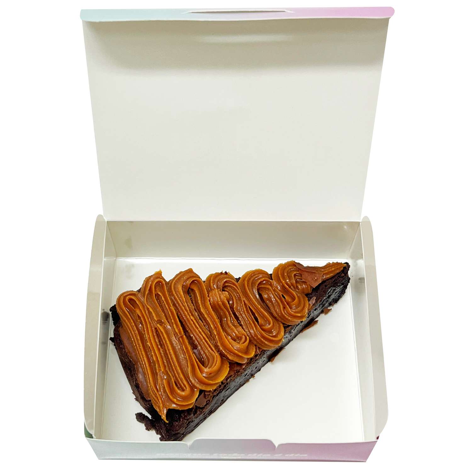 Embalagem Bolo Fatia Retangular (12 x 10 x 4 cm) Personalizada