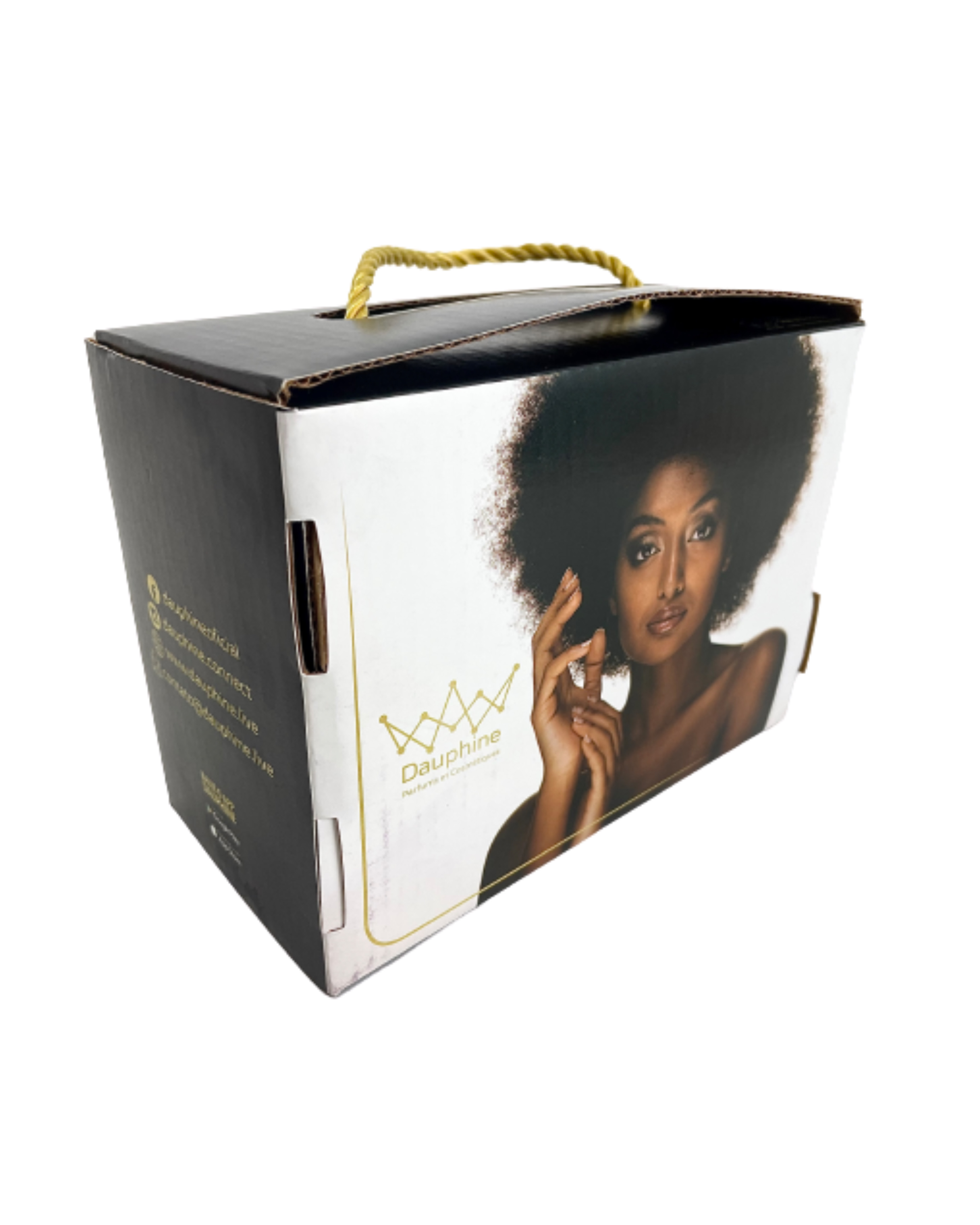 Caixa Caixa Correio / E-commerce Empastada com alça (18 x 13 x 9 cm) Personalizada