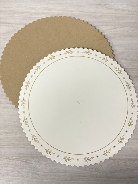 Prato Reforçado para Bolo e Torta 32 cm - 20 unidades