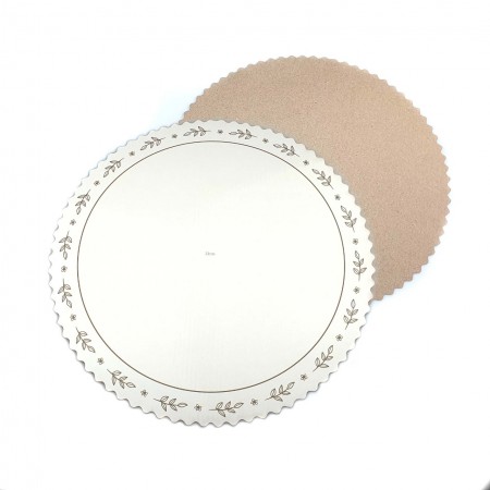 Prato Reforçado para Bolo e Torta 32 cm - 20 unidades