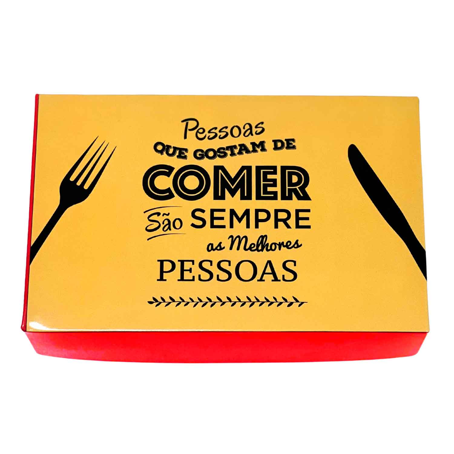 Embalagem Caixa p/ Docinhos ou Salgadinhos(19 x 12 x 5 cm) Melhores Pessoas - 100 unidades