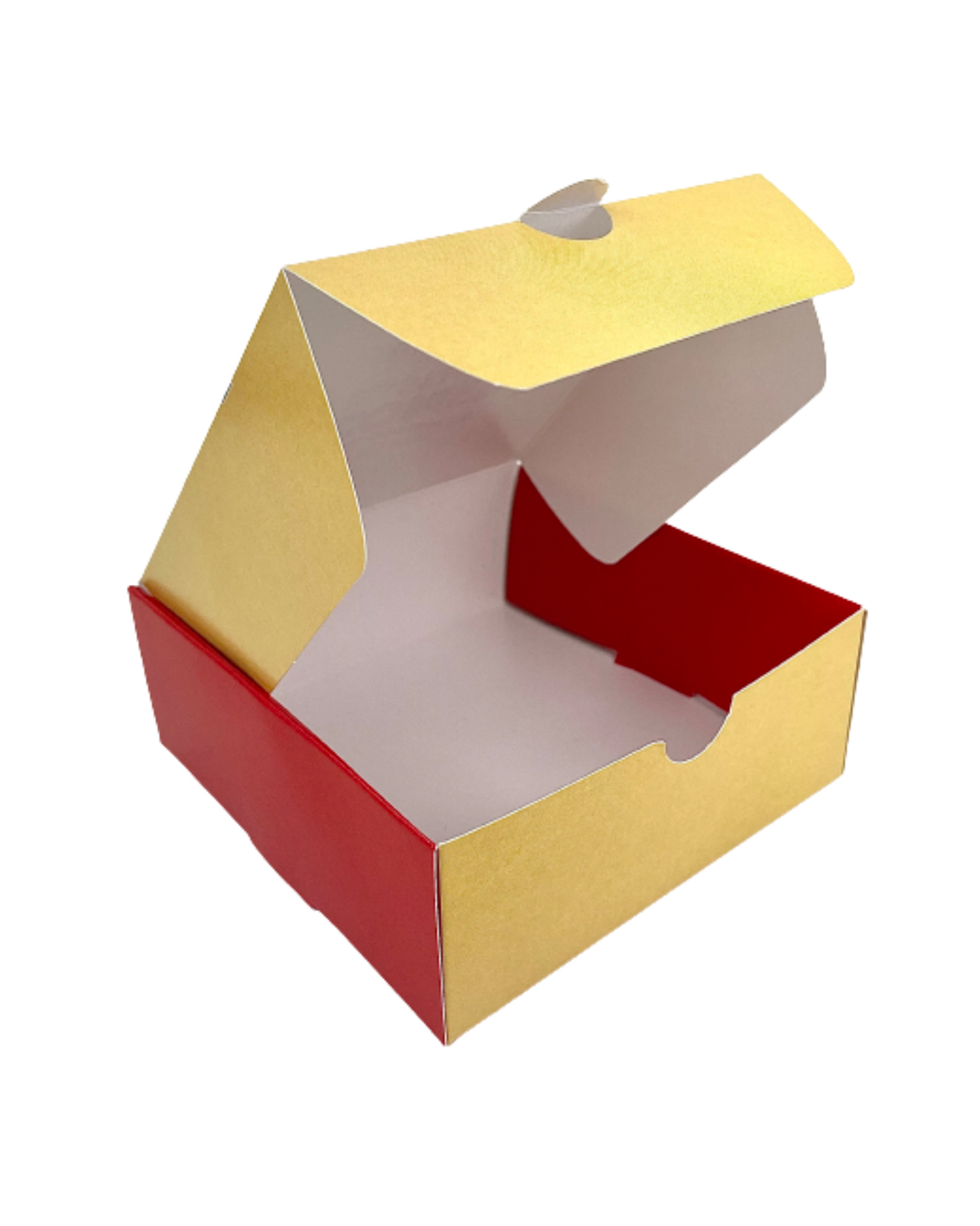 Embalagem p/ Frituras Salgados Sem Laminação P (13 x 13 x 5 cm) Melhores Pessoas - 100 unidades