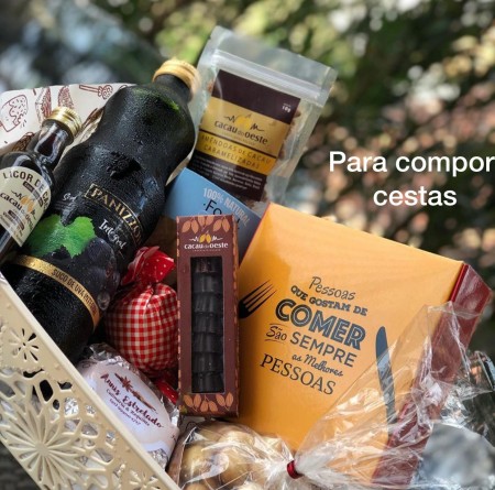 Embalagem p/ Frituras Salgados Sem Laminação P (13 x 13 x 5 cm) Melhores Pessoas - 100 unidades